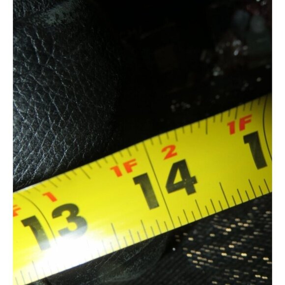 Coach 2011 Peyton Penelope Black Soft Pebbled Leather Turnlock Satchel Bag 16529 - Picture 11 of 15